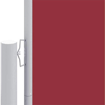 Seitenmarkise Ausziehbar Rot 200x1000 cm