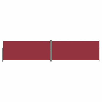 Seitenmarkise Ausziehbar Rot 220x1000 cm