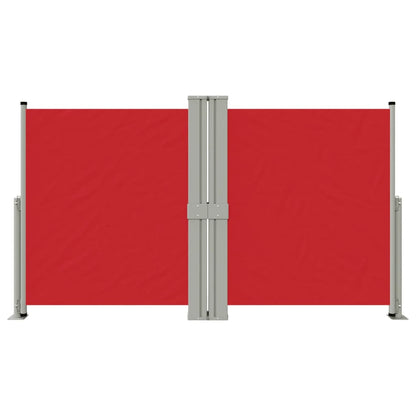 Seitenmarkise Ausziehbar Rot 140x1200 cm