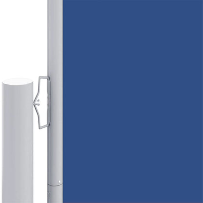 Seitenmarkise Ausziehbar Blau 160x1200 cm