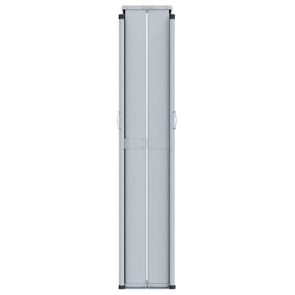 Seitenmarkise Ausziehbar Braun 220x1200 cm
