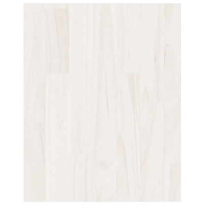 TV-Schrank Weiß 70x33x42 cm Massivholz Kiefer