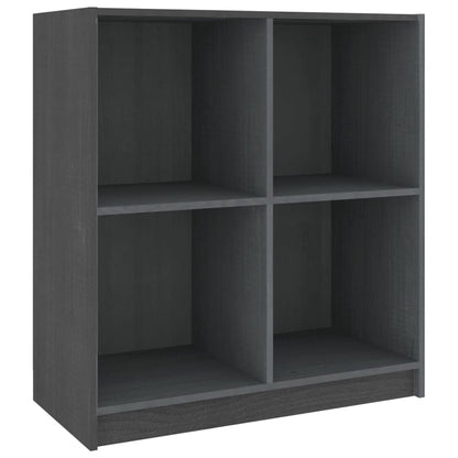 Sideboard Grau 70x33x76 cm Massivholz Kiefer