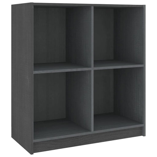 Sideboard Grau 70x33x76 cm Massivholz Kiefer