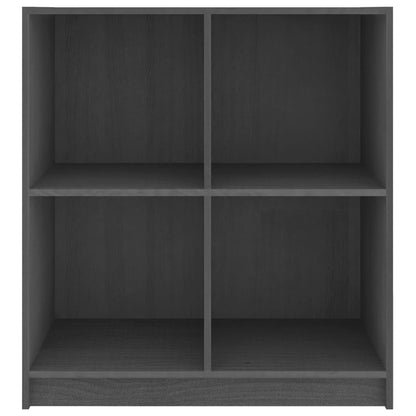 Sideboard Grau 70x33x76 cm Massivholz Kiefer