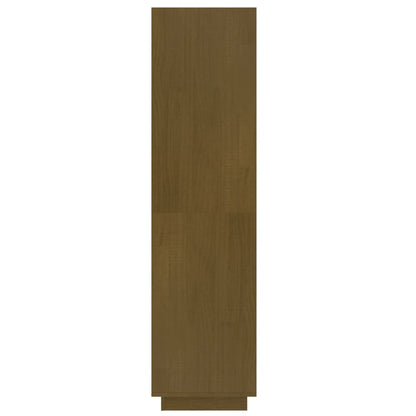 Bücherregal/Raumteiler Honigbraun 40x35x135 Massivholz Kiefer