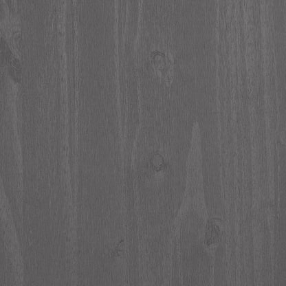 Nachttische HAMAR 2 Stk. Hellgrau 40x35x44,5 cm Massivholz