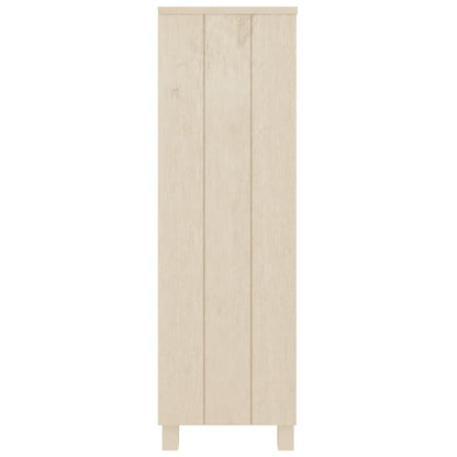 Bücherschrank HAMAR Honigbraun 85x35x112 cm Massivholz Kiefer