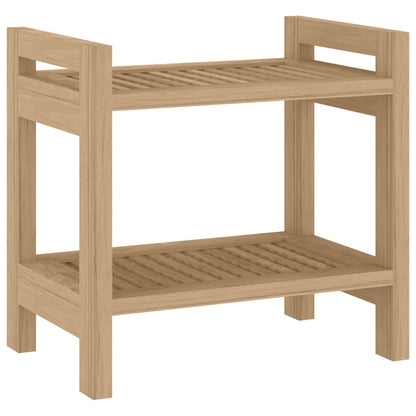 Badezimmer-Beistelltisch 45x30x45 cm Massivholz Teak