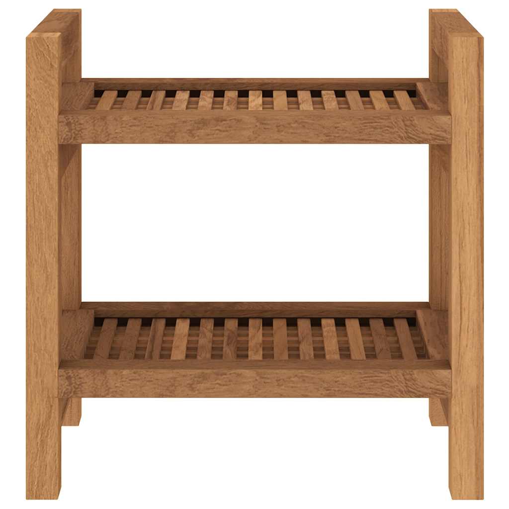 Badezimmer-Beistelltisch 45x30x45 cm Massivholz Teak