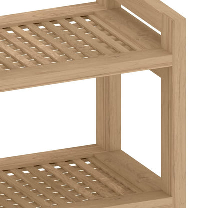 Badezimmer-Beistelltisch 45x30x45 cm Massivholz Teak