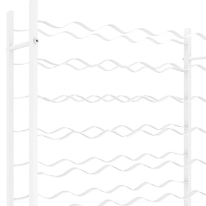 Weinregal für 36 Flaschen Weiß Metall