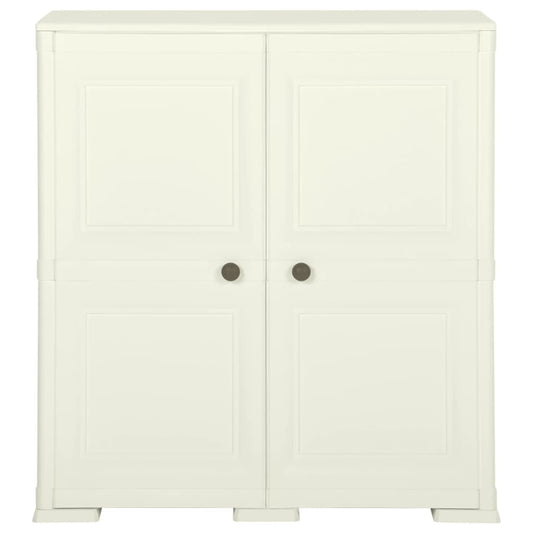 Kunststoffschrank 79x43x85,5 cm Holzdesign Vanilleeis