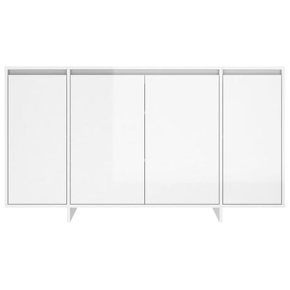 Sideboard Hochglanz-Weiß 135x41x75 cm Holzwerkstoff