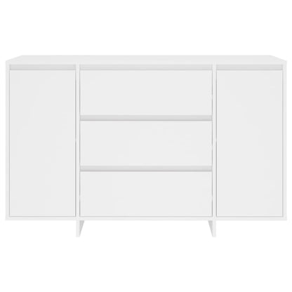 Sideboard mit 3 Schubladen Weiß 120x41x75 cm Holzwerkstoff