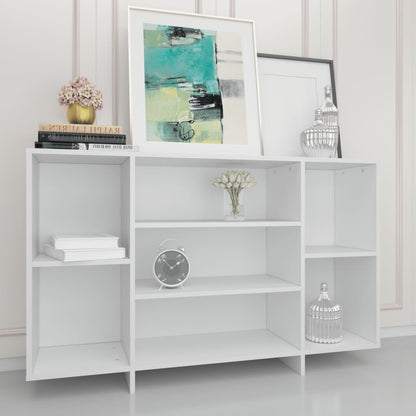 Sideboard Weiß 120x30x75 cm Holzwerkstoff