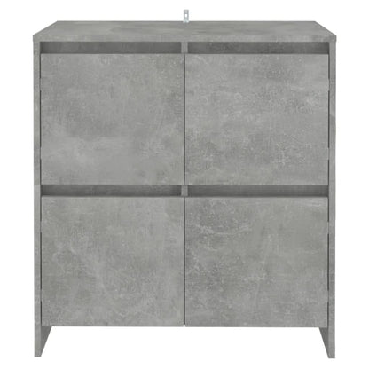 Sideboard Betongrau 70x41x75 cm Holzwerkstoff