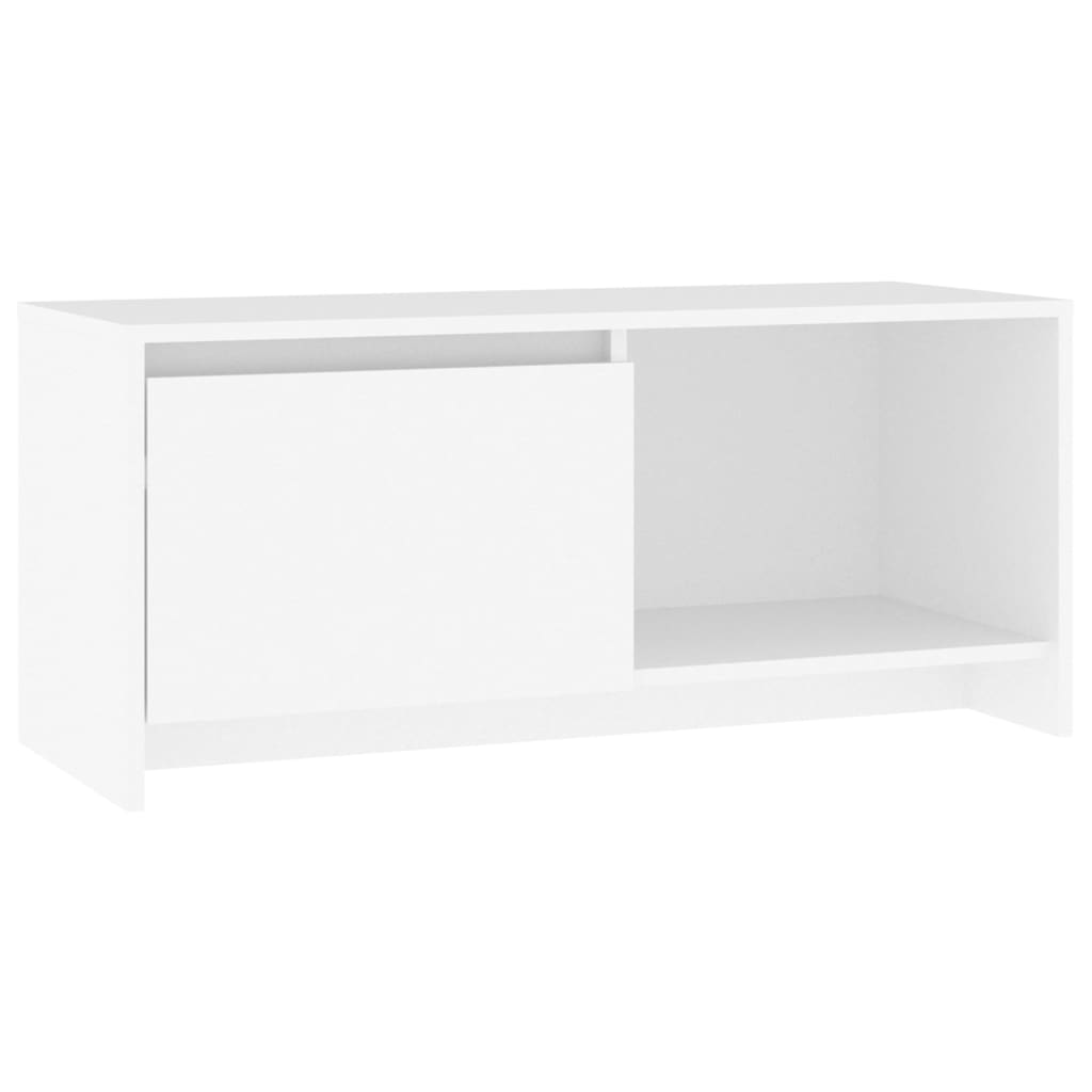TV-Schrank Weiß 90x35x40 cm Holzwerkstoff
