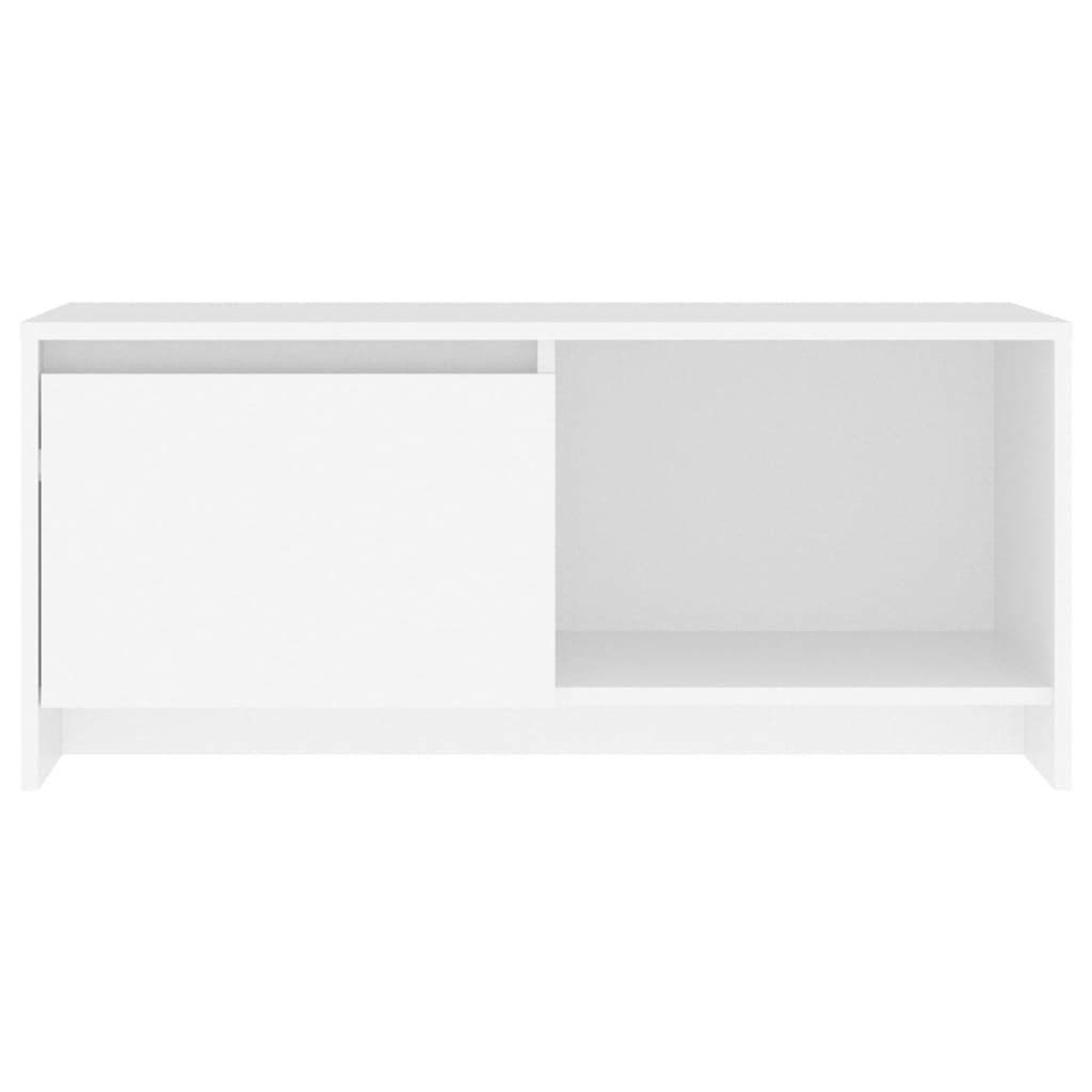 TV-Schrank Weiß 90x35x40 cm Holzwerkstoff