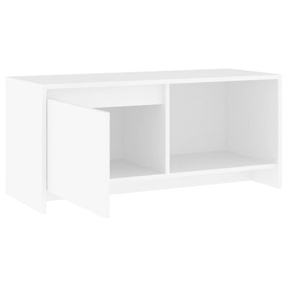 TV-Schrank Weiß 90x35x40 cm Holzwerkstoff