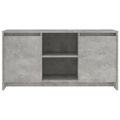 TV-Schrank Betongrau 102x37,5x52,5 cm Holzwerkstoff