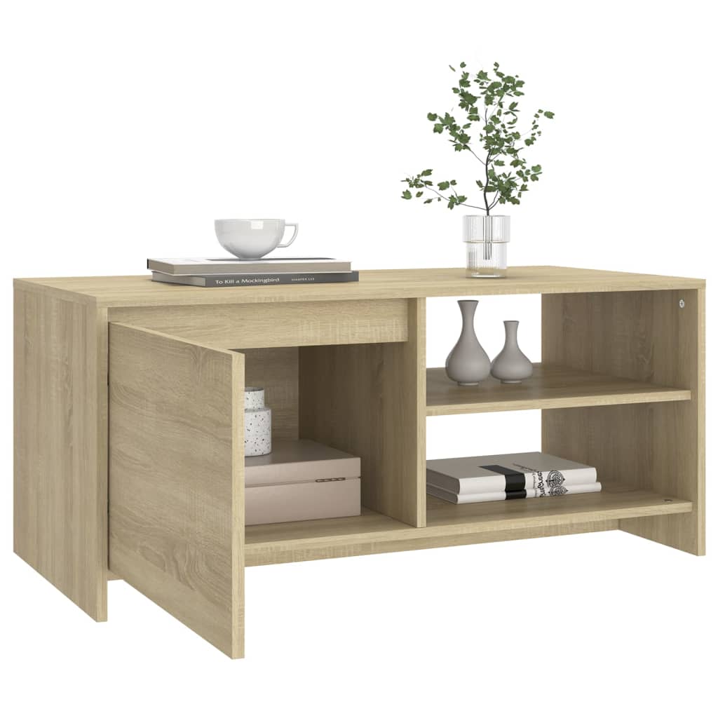 Couchtisch Sonoma-Eiche 102x50x45 cm Holzwerkstoff