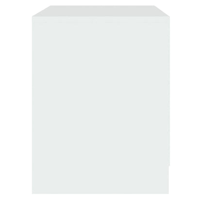 Nachttische 2 Stk. Weiß 45x34,5x44,5 cm Holzwerkstoff