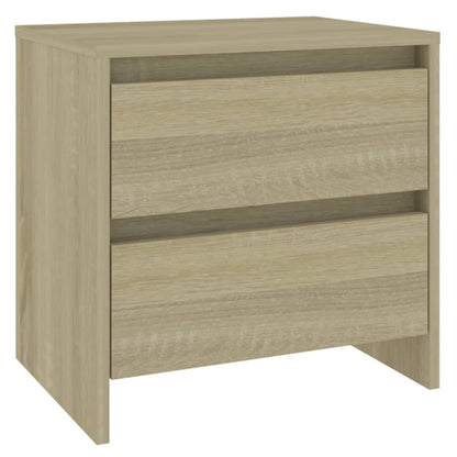 Nachttische 2 Stk. Sonoma-Eiche 45x34,5x44,5 cm Holzwerkstoff