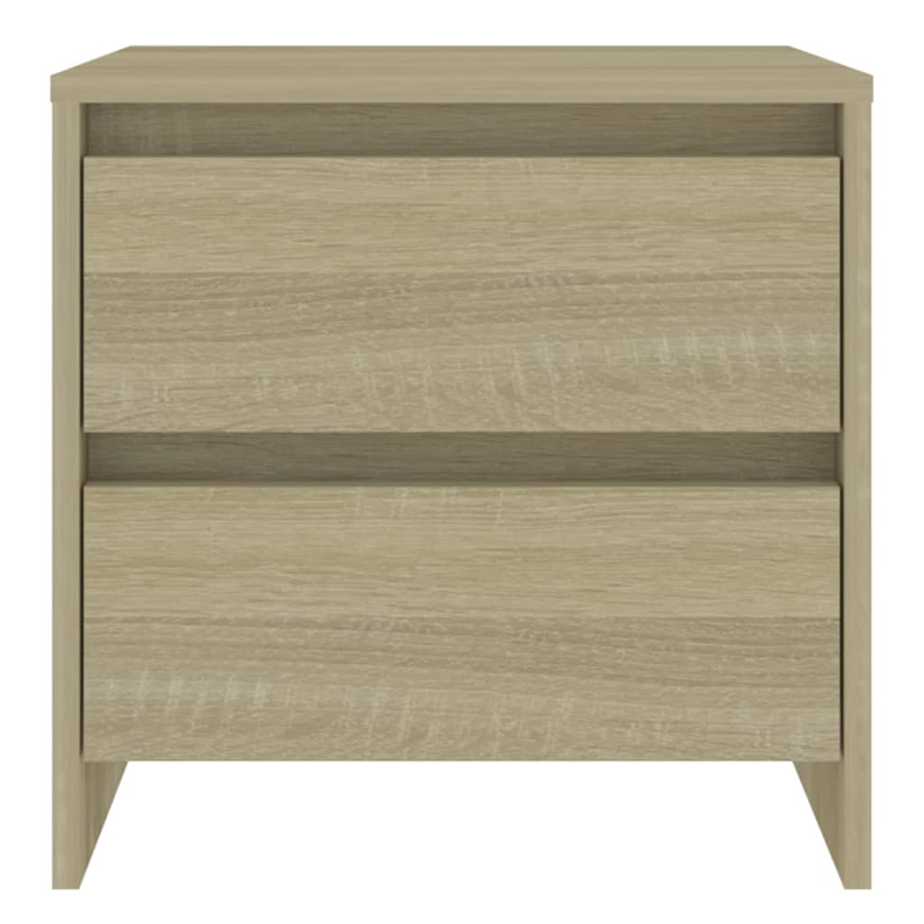 Nachttische 2 Stk. Sonoma-Eiche 45x34,5x44,5 cm Holzwerkstoff