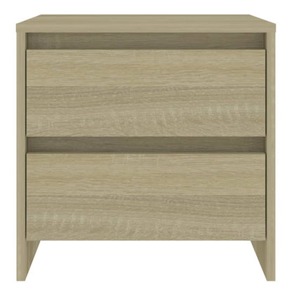 Nachttische 2 Stk. Sonoma-Eiche 45x34,5x44,5 cm Holzwerkstoff