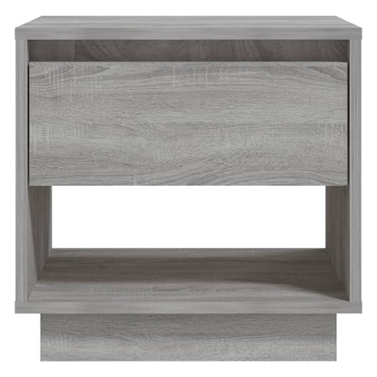 Nachttische 2 Stk. Grau Sonoma 45x34x44 cm Holzwerkstoff