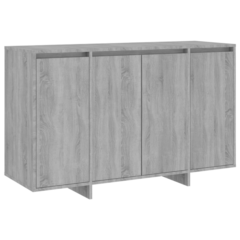 Sideboard Grau Sonoma 120x41x75 cm Holzwerkstoff