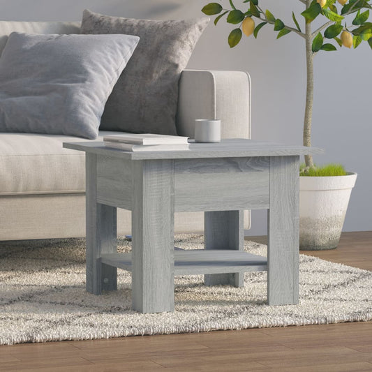 Couchtisch Grau Sonoma 55x55x42 cm Holzwerkstoff