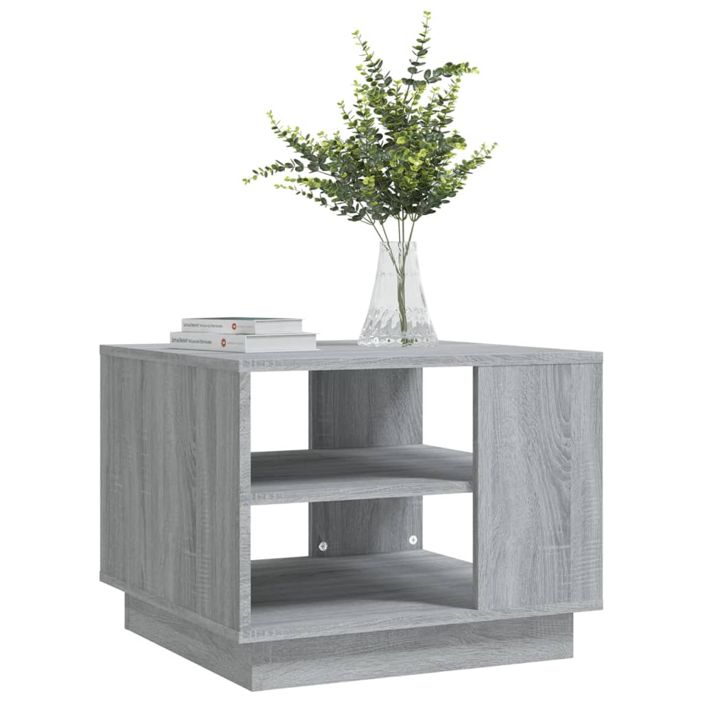 Couchtisch Grau Sonoma 55x55x43 cm Holzwerkstoff