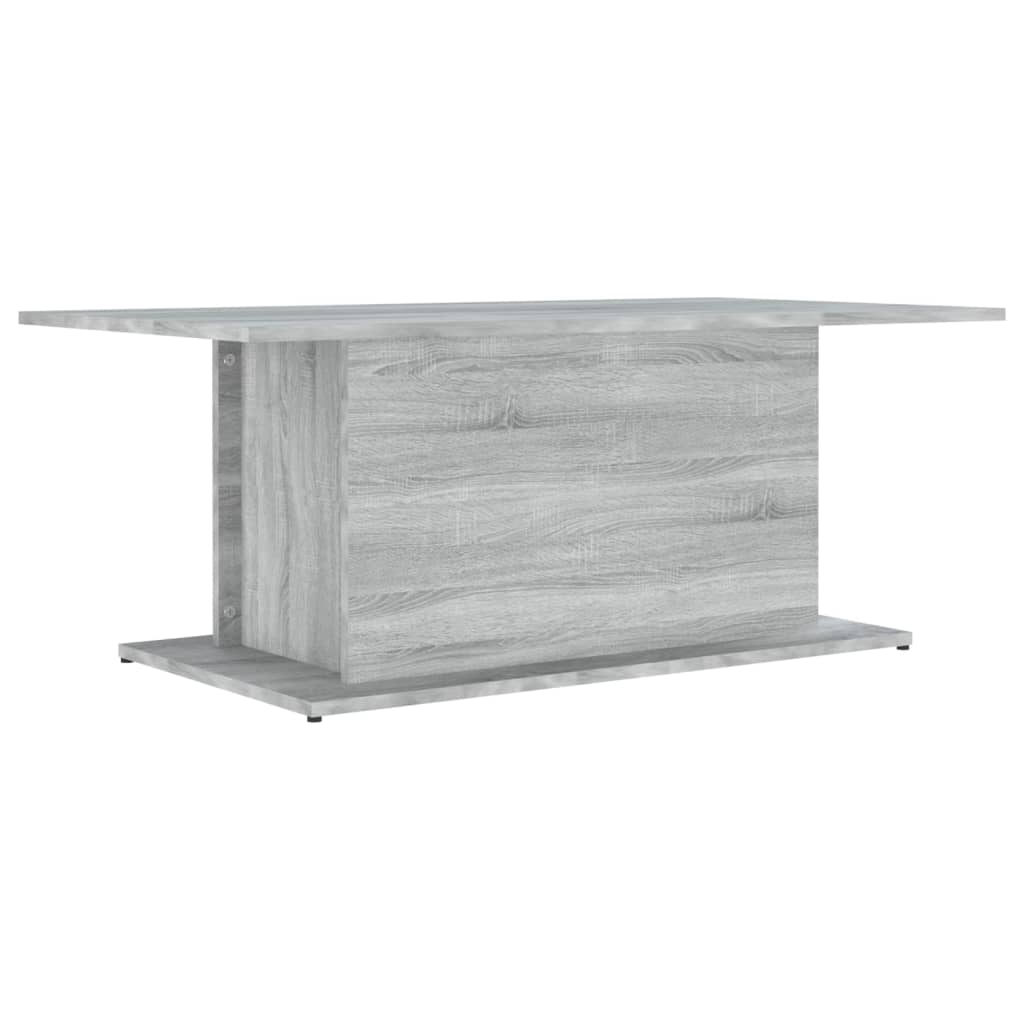 Couchtisch Grau Sonoma 102x55,5x40 cm Holzwerkstoff