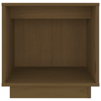 Nachttische 2 Stk. Honigbraun 40x30x40 cm Massivholz Kiefer