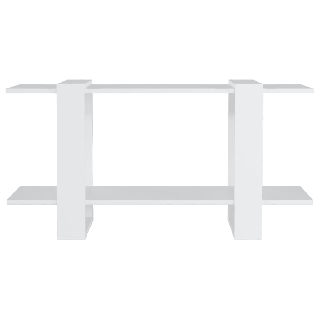 Bücherregal Weiß 100x30x51 cm Holzwerkstoff