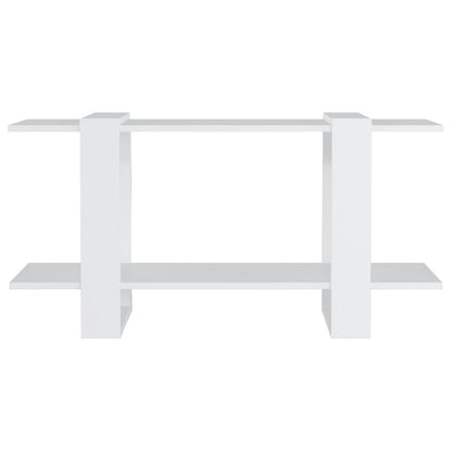 Bücherregal Weiß 100x30x51 cm Holzwerkstoff