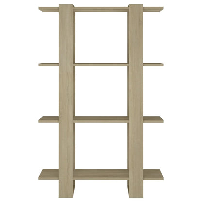 Bücherregal/Raumteiler Sonoma-Eiche 80x30x123,5 cm