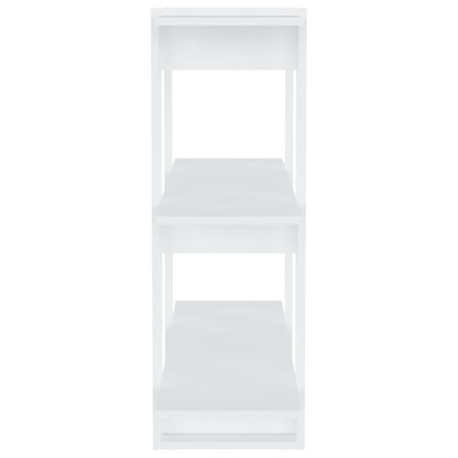 Bücherregal/Raumteiler Weiß 80x30x87 cm