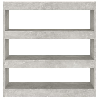 Bücherregal/Raumteiler Betongrau 100x30x103 cm