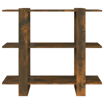 Bücherregal/Raumteiler Räuchereiche 100x30x87 cm