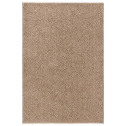 Teppich Kurzflor 160x230 cm Braun