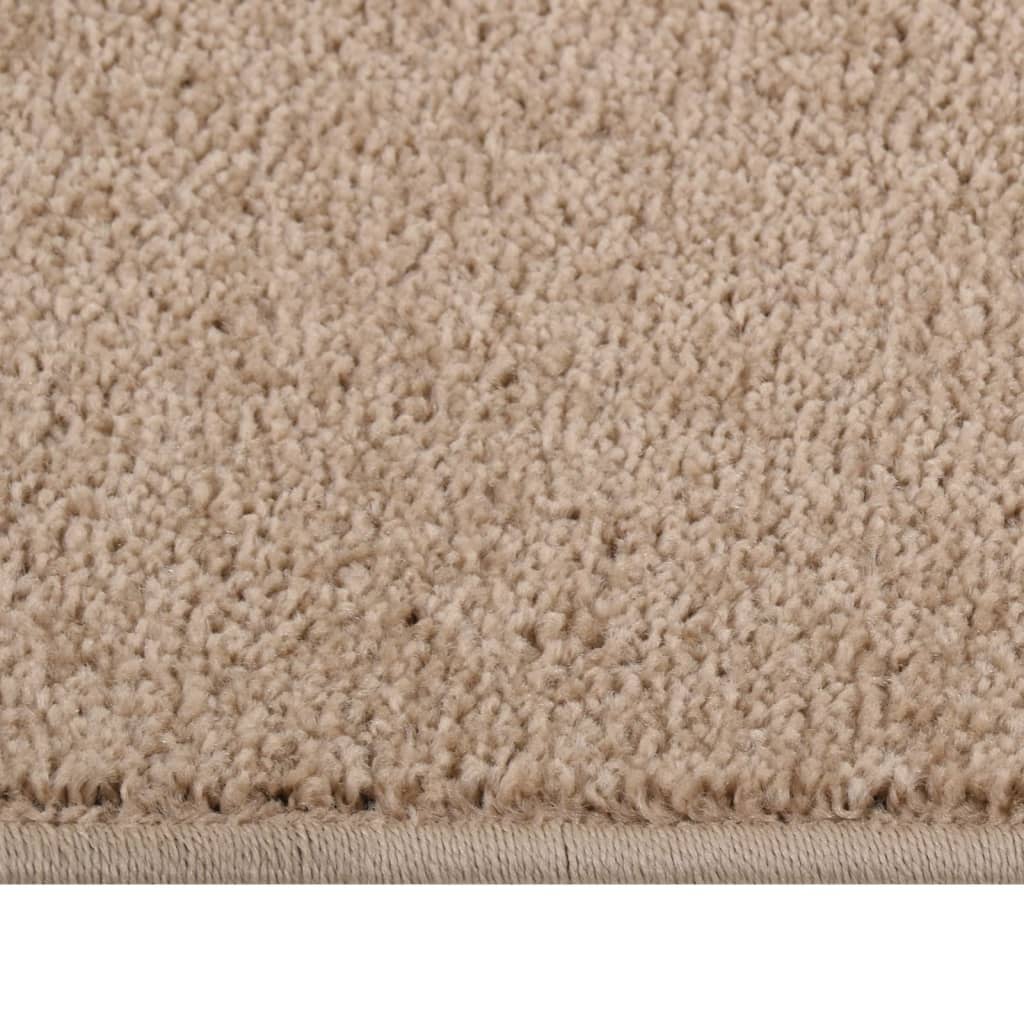 Teppich Kurzflor 160x230 cm Braun