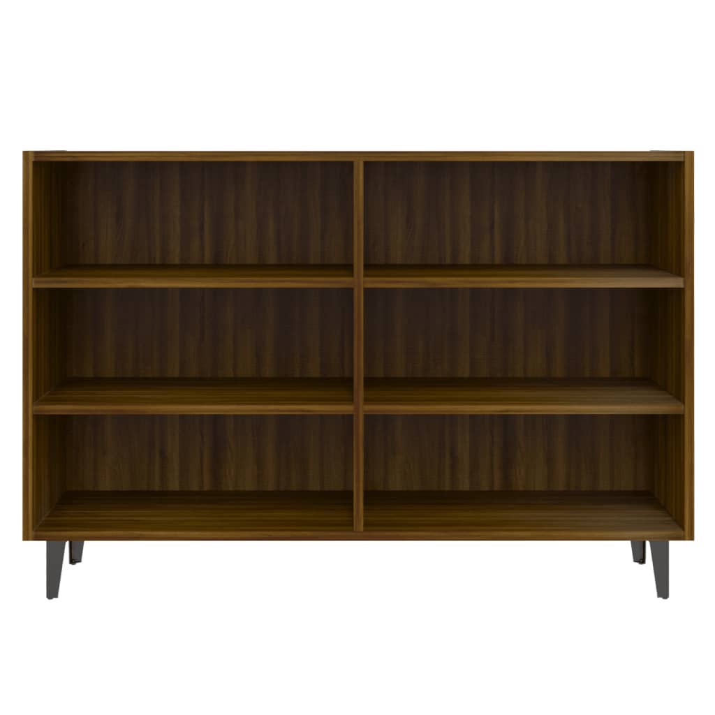 Sideboard Braun Eichen-Optik 103,5x35x70 cm Holzwerkstoff