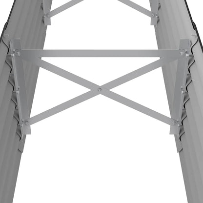 Hochbeet Verzinkter Stahl 224x40x36 cm Anthrazit