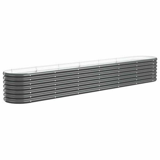 Hochbeet Verzinkter Stahl 260x40x36 cm Anthrazit