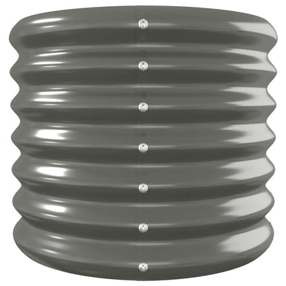 Hochbeet Verzinkter Stahl 332x40x36 cm Grau