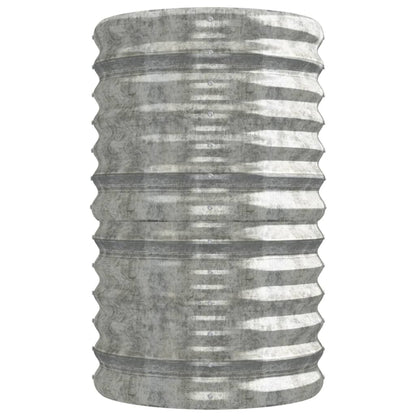 Hochbeet Verzinkter Stahl 224x40x68 cm Silbern
