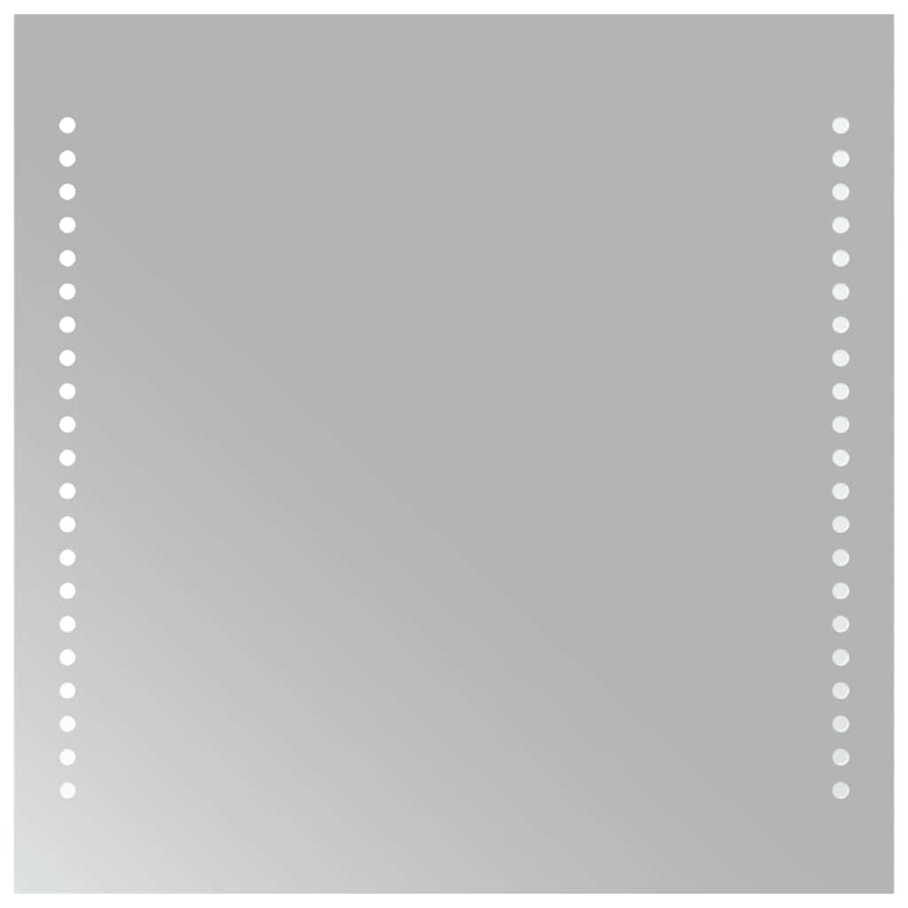 LED-Badspiegel 40x40 cm